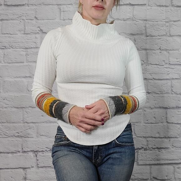 Y2K style Free People alpaca blend sweater blouse - Picture 1 of 7